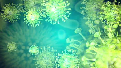 coronavirus (covid- 19) green screen background