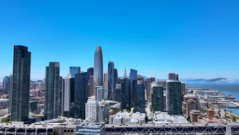 san francisco skyline and bay views