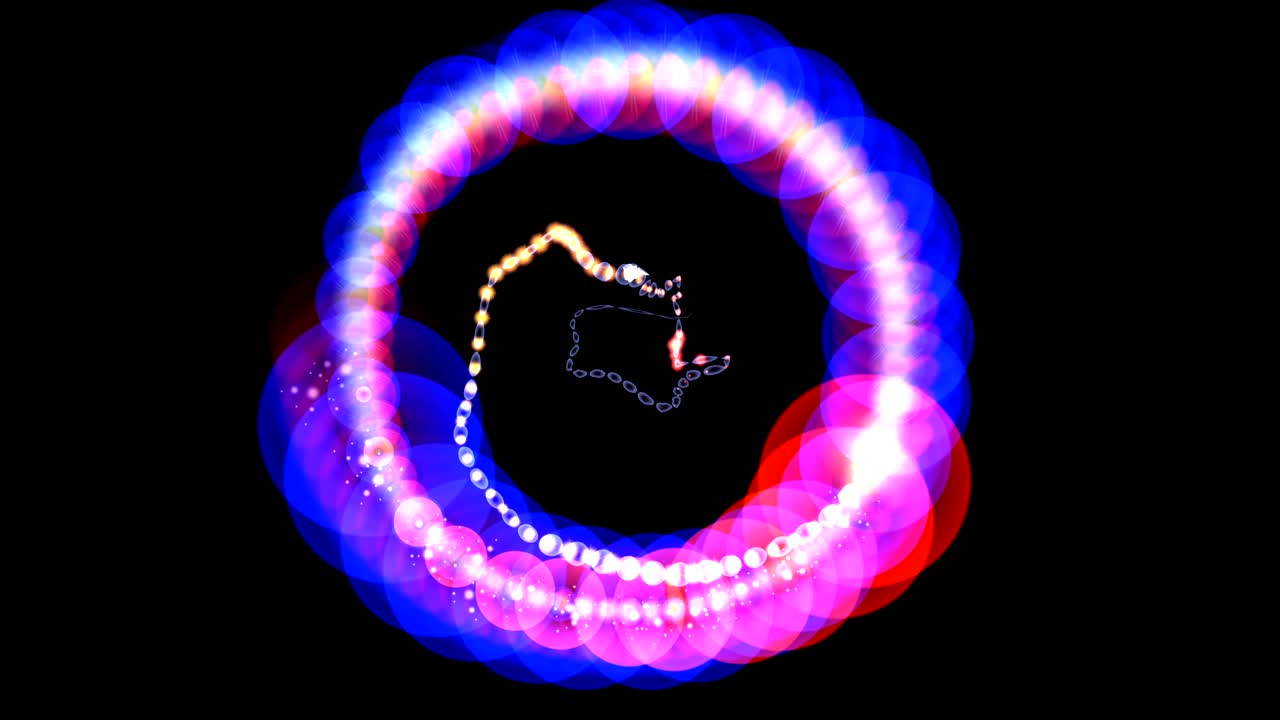 animación digital de una luz mística