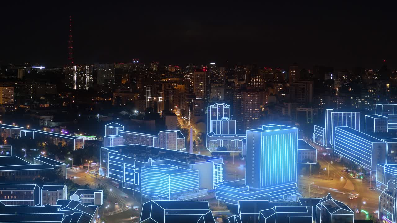 농업에 대한 인포그래픽, 트랙터가 을 는 것, 에 있는 디지털 라인