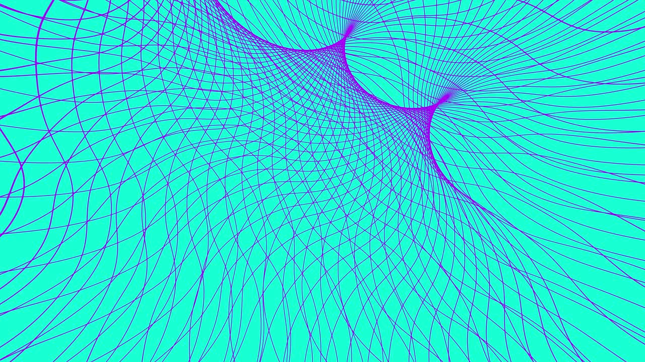 sfondo animato astratto viola e turchese