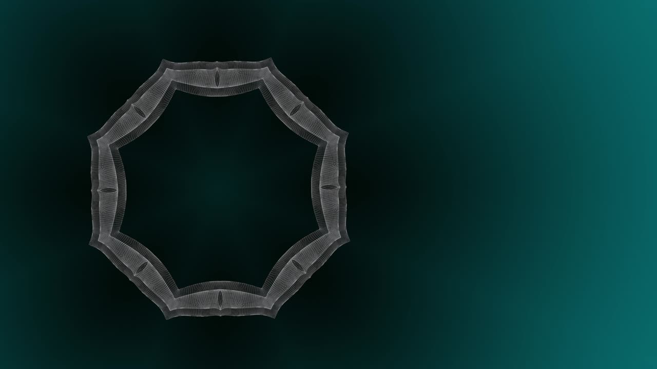 모션 그래픽 배경은 원형 사이카델릭 모션으로 흐릿한 녹색 그라디언트 컬러 스타일입니다.