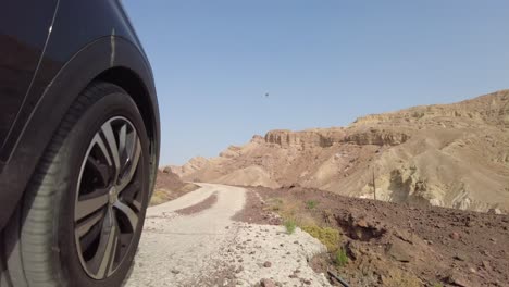 fast ride on road in the desert