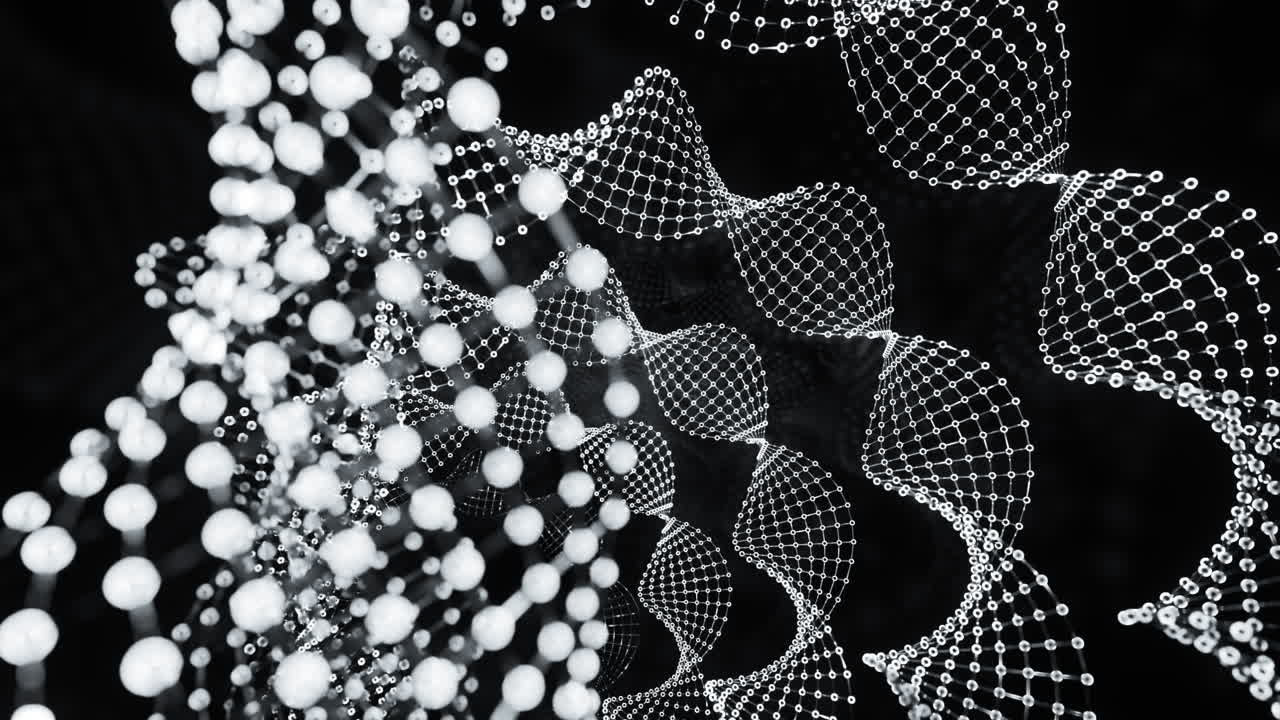 estructura molecular abstracta