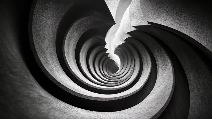 Modello a spirale astratto