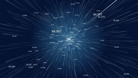 4k background motion blockchain network concept digital cube rotation global digital data highspeed
