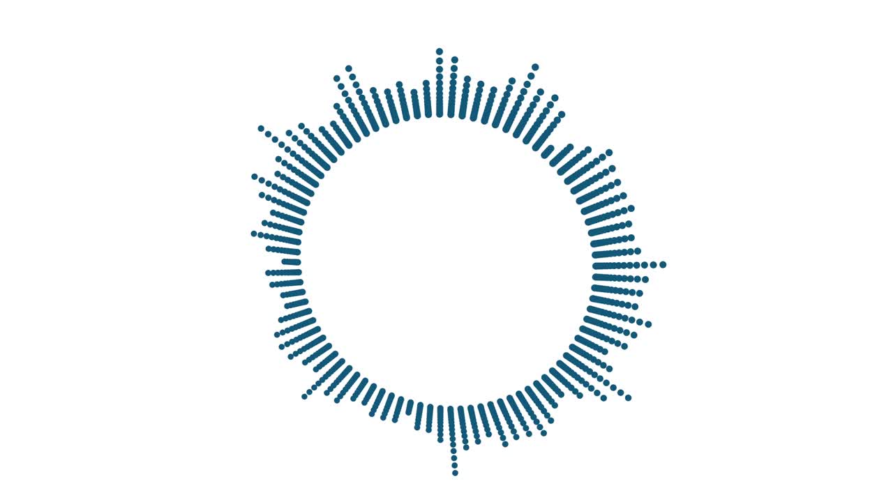 인터페이스의 원형 hud 디자인, 음악 이라이저, 오디오 파동 또는 선에서 음의 주파수와 같은 인포그래픽 요소, 기술 및 과학, 분석 주제