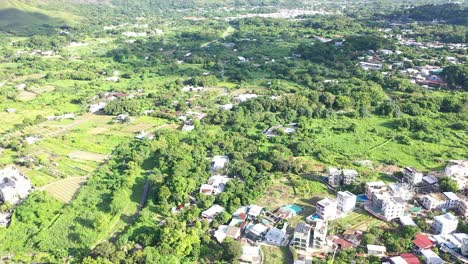 Shenzhen-stadt-Mit-Sheung-Shui-landschaft---Grenze-Von-Hongkong-china