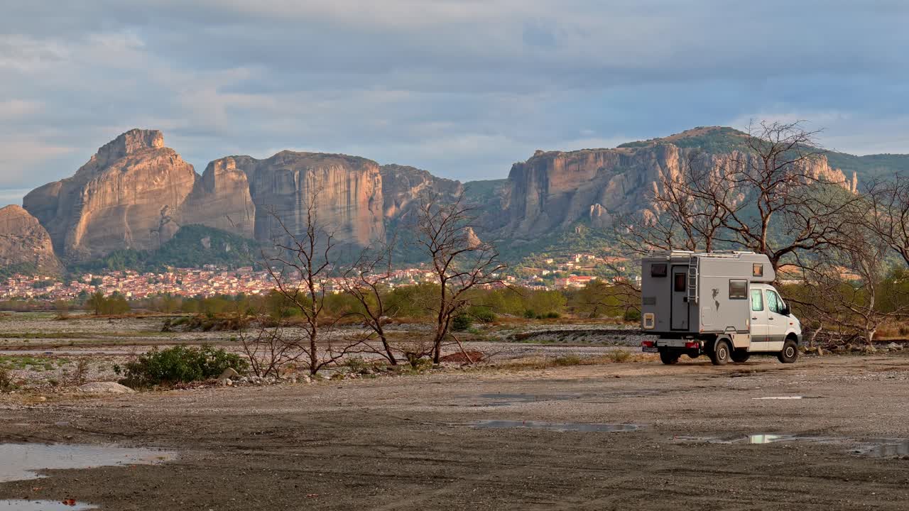 Camping Van in the Mountains of Greece