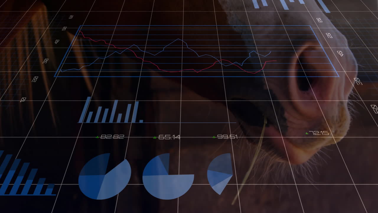 3D render showing metalworker using grinder sending sparks while digital overlay updating charts