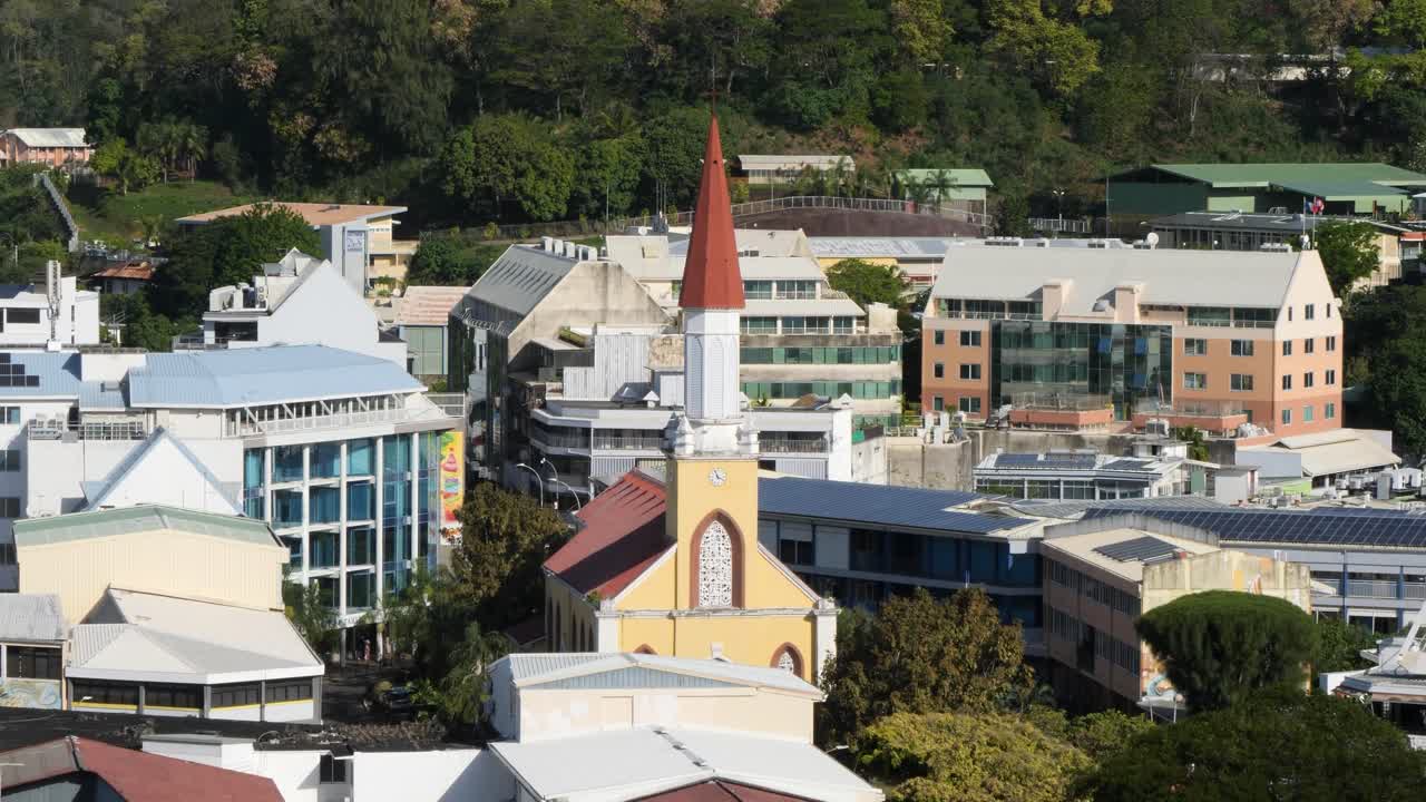 Cathedral of Our Lady of the Immaculate Conception of Papeete, in capital city Papeete,Tahiti, French Polynesia.