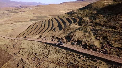 Viajando-Por-Carretera-A-Través-De-Lesotho