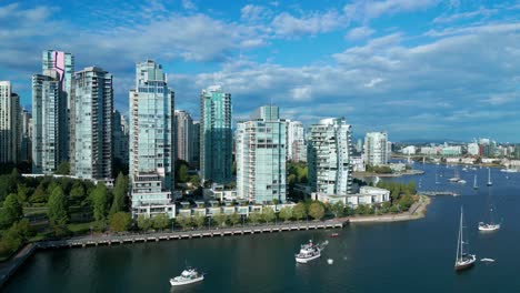 apartments, condominiums and penthouses on the vancouver waterfront