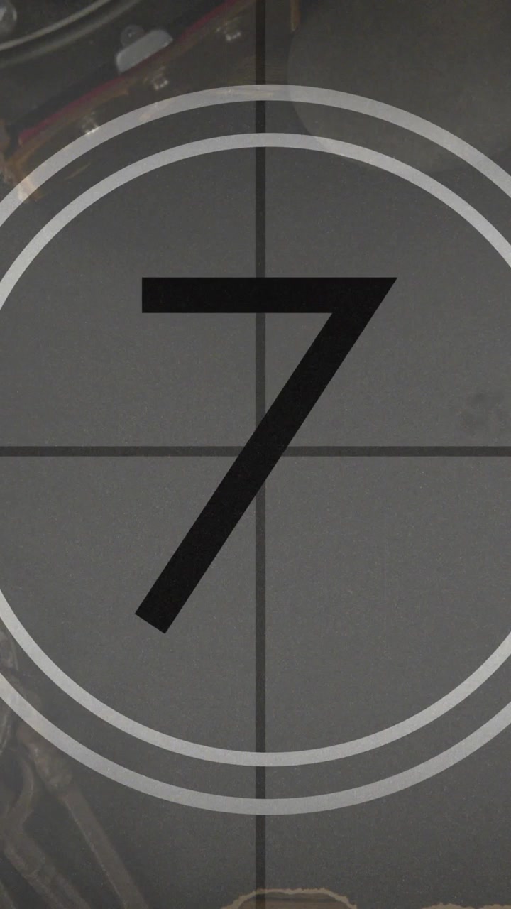 Animation of countdown from fifteen to zero over vintage clock and travel items