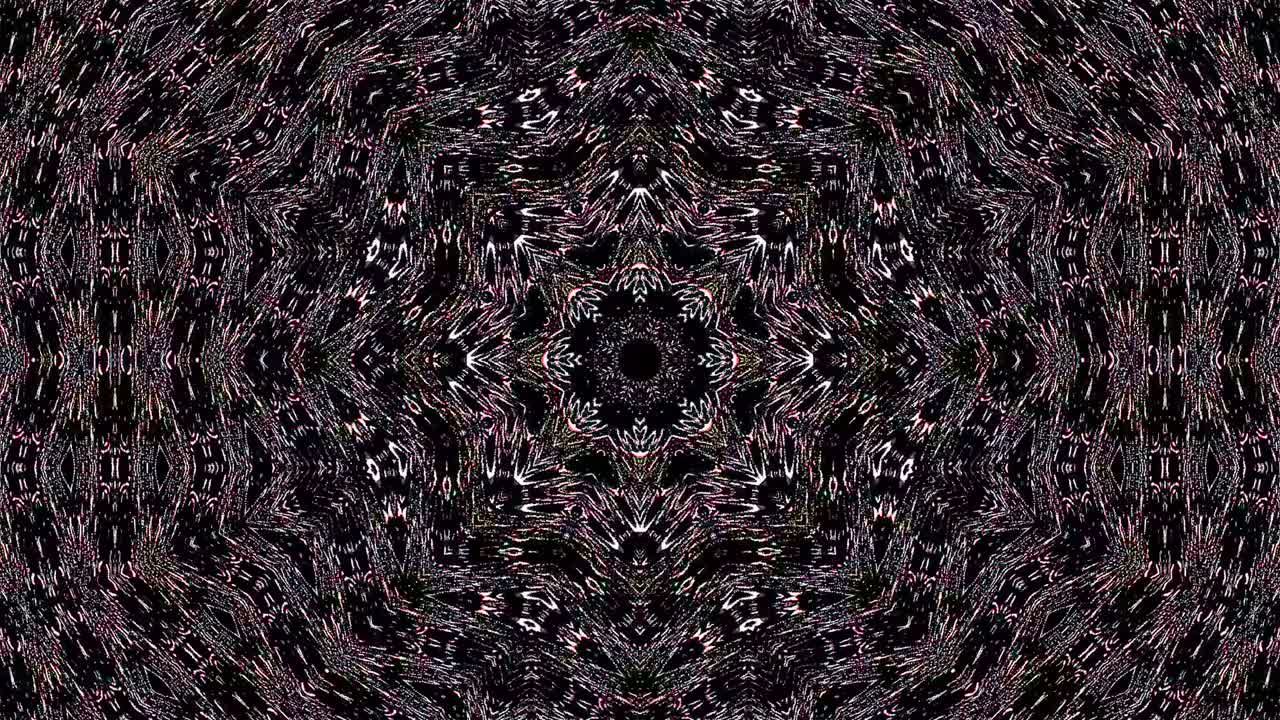 Bright abstract light governing full color, kaleidoscope