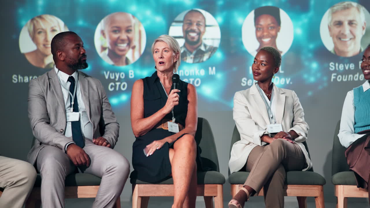 Business Conference Panel Discussion