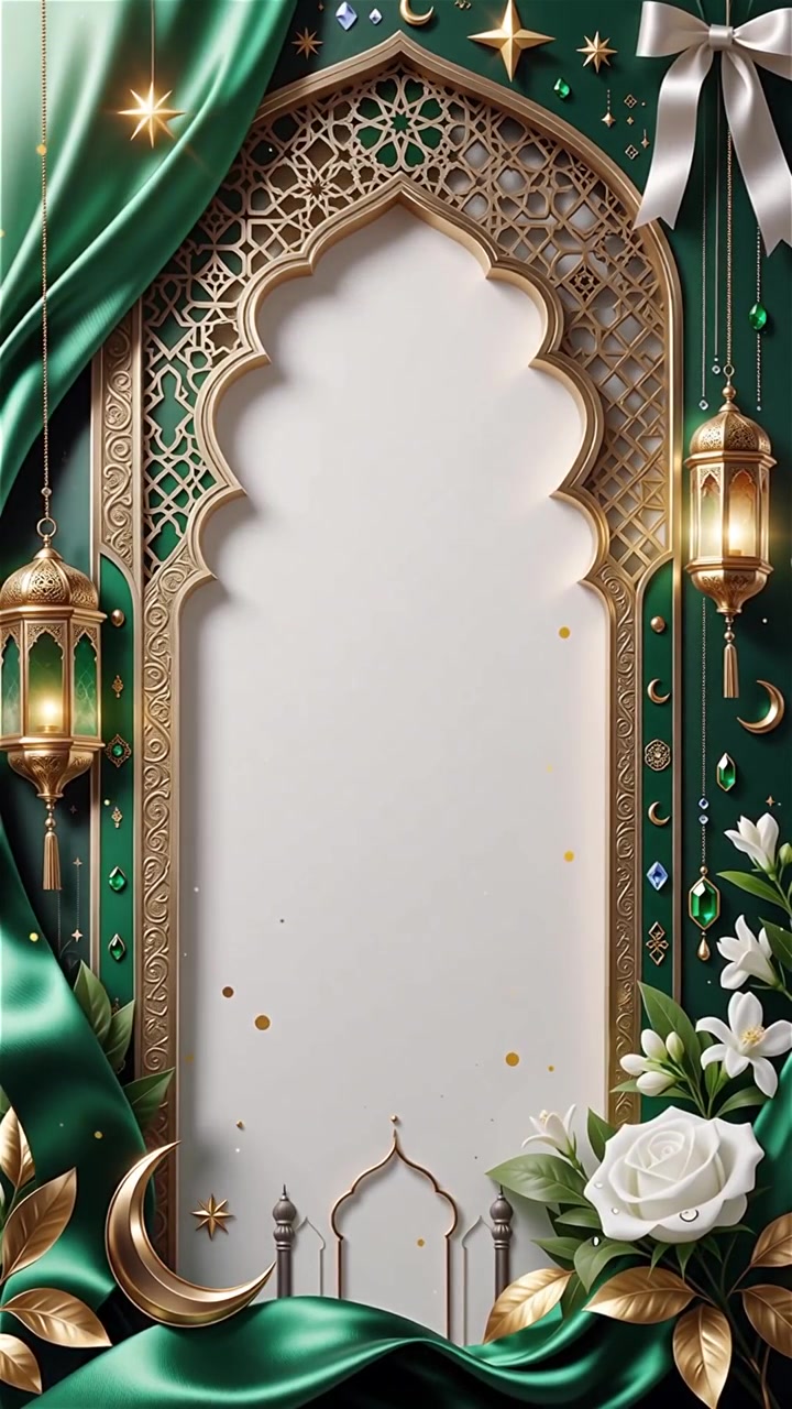 Compleanno del Profeta Maometto Mawlid al-Nabi Sfondo Islamico