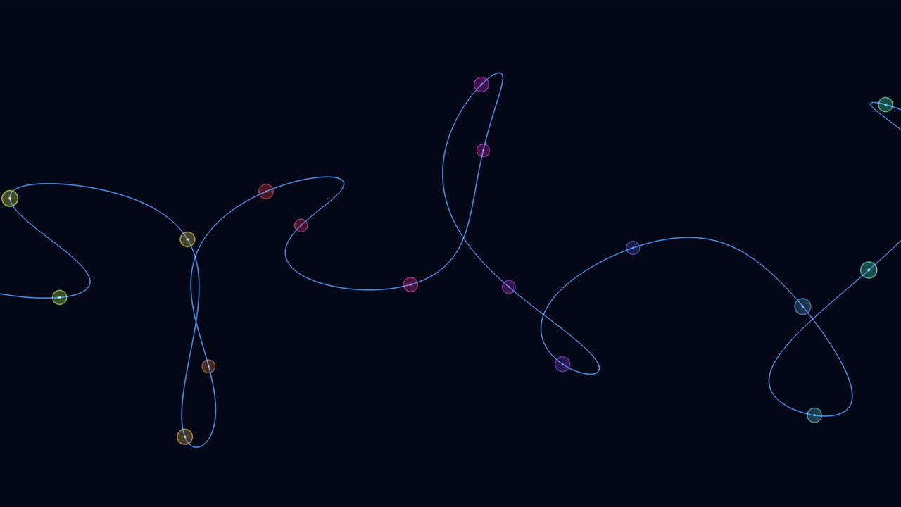 patrón de ondas futuristas abstractas con puntos de neón