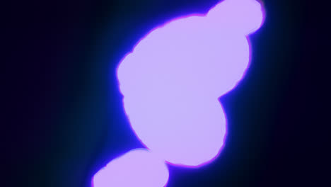 blue energy heart shapes on a dark background
