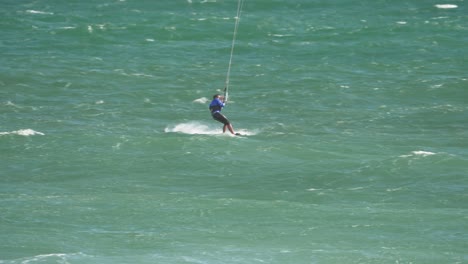 dutch kiteboarder kevin langeree competing in red bull king of the air event