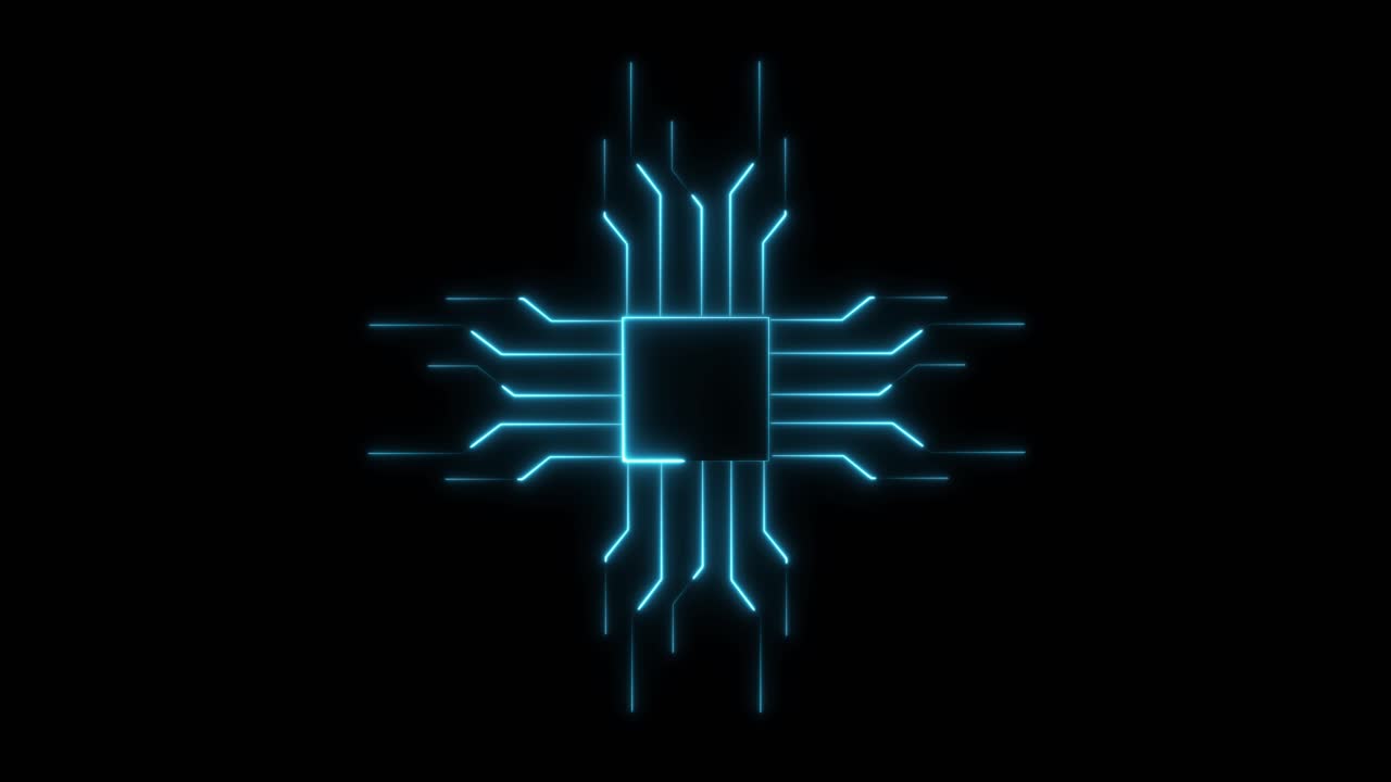 Abstract Circuit Board