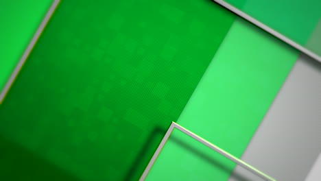 fondo abstracto de cuadrados verdes de movimiento