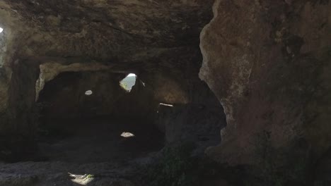 ancient cave interior