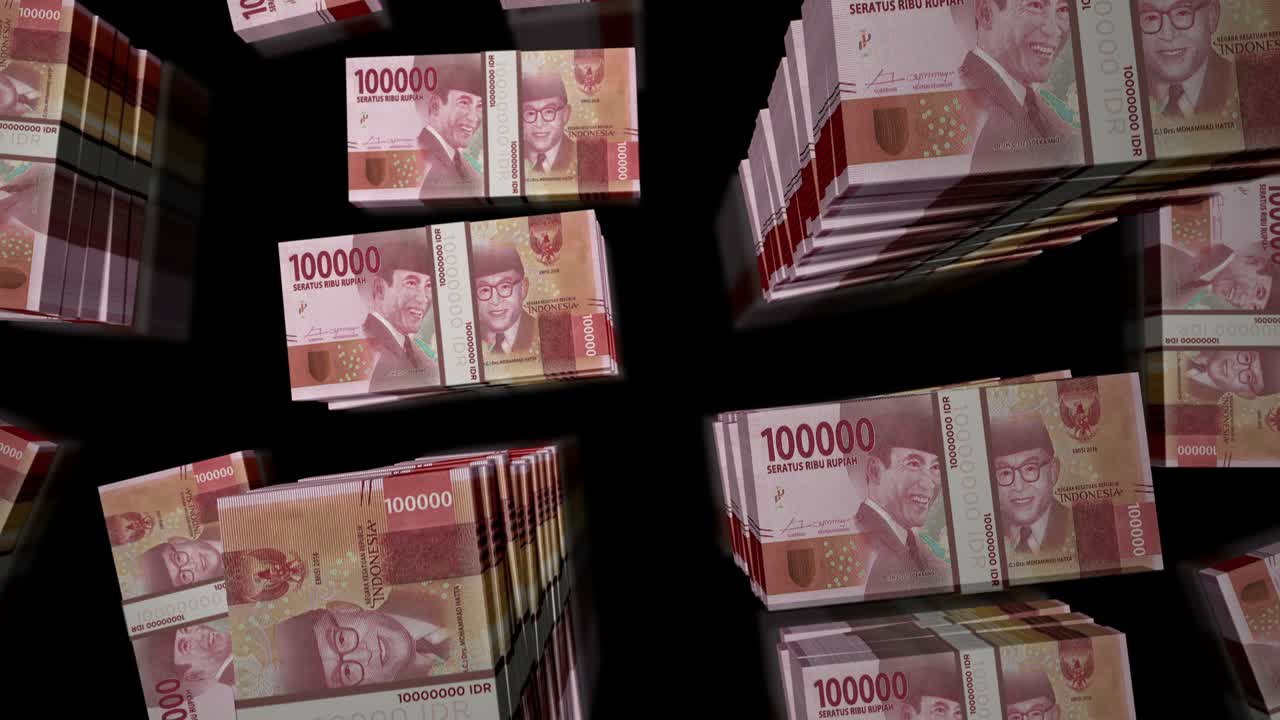 Indonesia currency rupiah 100.000: stack of rp indonesia banknote | Premium  PSD