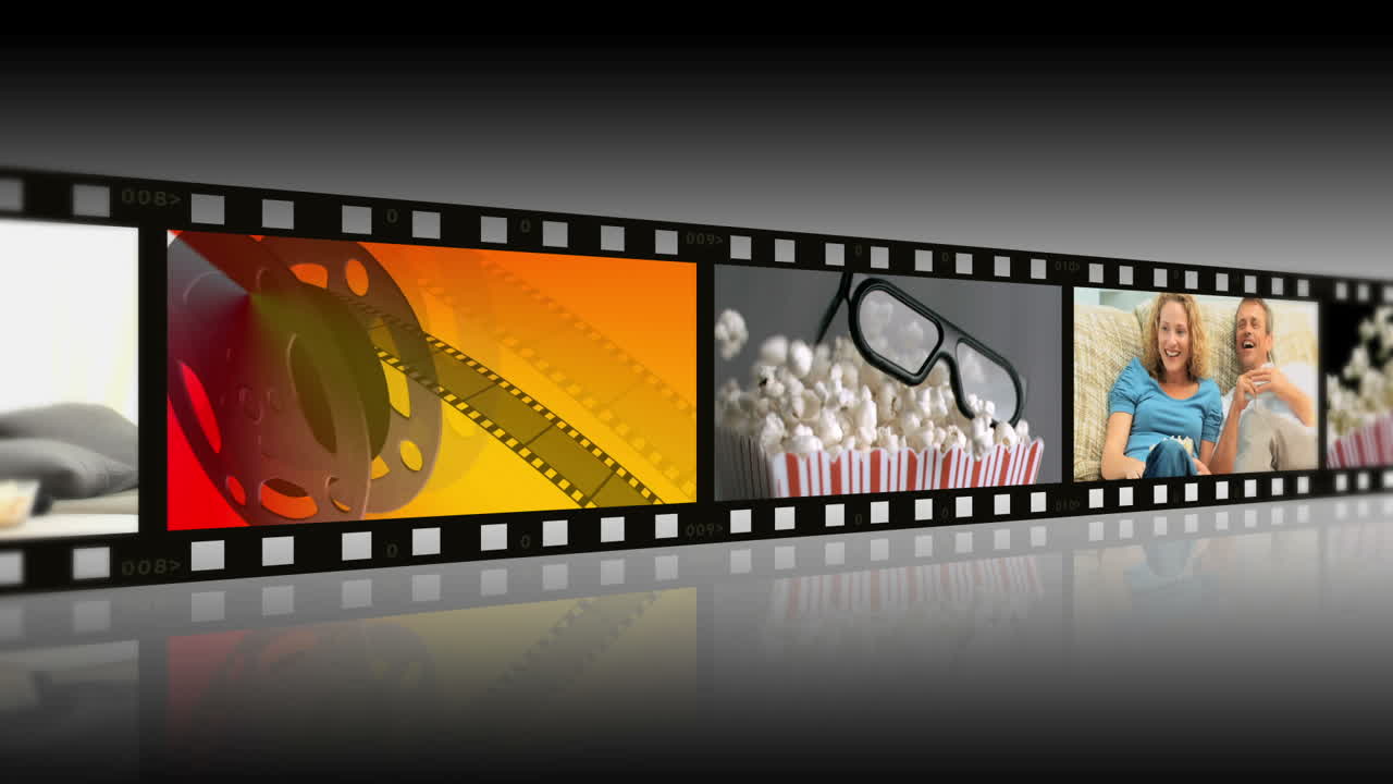 영화를 즐기는 사람들의 몬태지