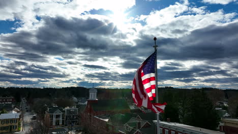 Müde-Alte-Amerikanische-Flagge