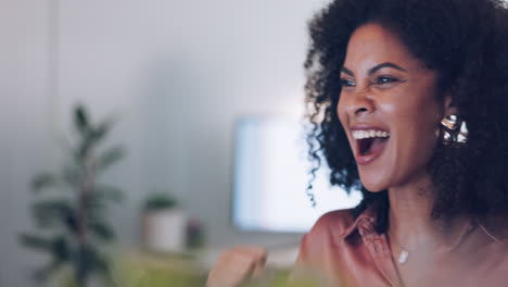 Business,-computer-and-woman-excited