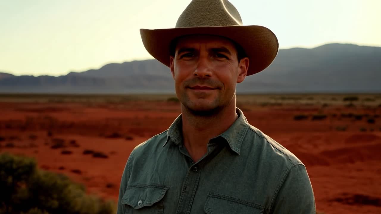 vaquero en el desierto