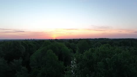 dropping-down-from-a-sunset-to-a-Dutch-canal