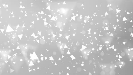 abstract geometric background with triangles and circles
