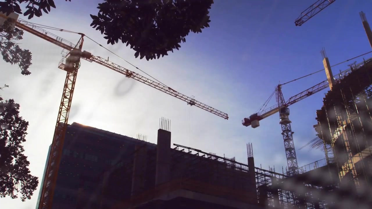 Console text scrolling starting world map overlay expanding cranes moving load to show global data
