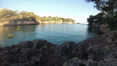 Spain-Mallorca-Cala-Ferrera-and-Cala-Esmeralda-beaches-at-4k-60fps-and-30fps-with-a-drone-DJI-MAvic-Air-and-Action-cam-YI-4k+-shoots-from-above-and-below