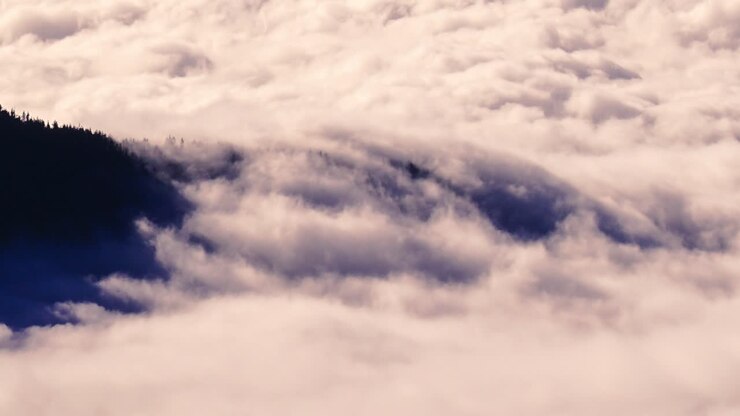 Sea of clouds seen from Teide national park, Tenerife