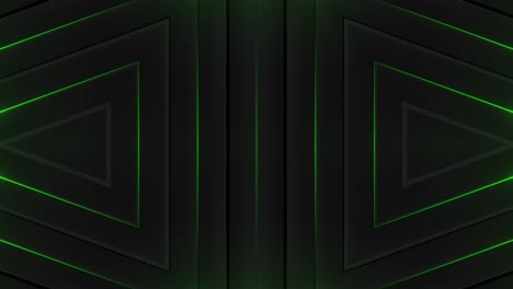 abstract geometric neon triangles background