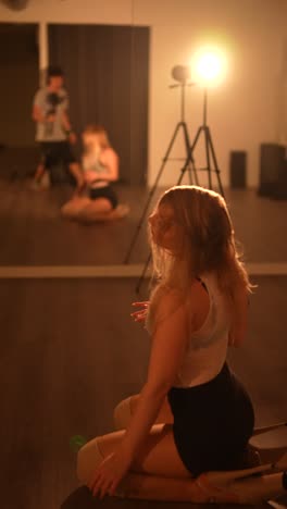 dance studio performance