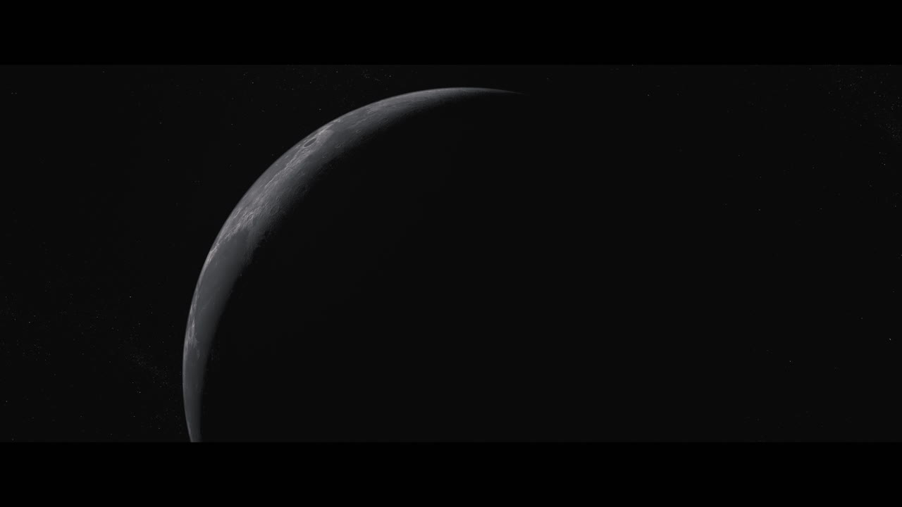 Moon viewed from space