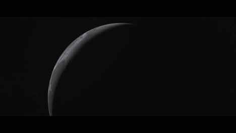 moon viewed from space