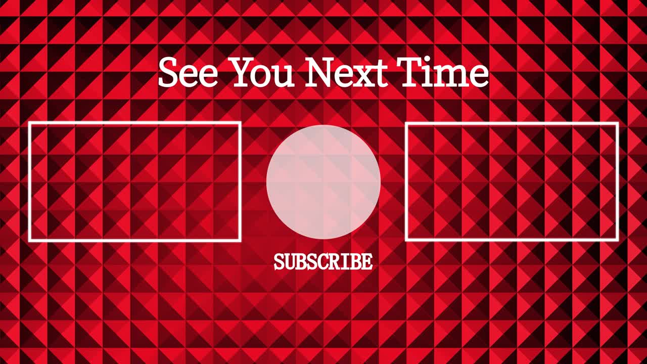 금속 반사 크리스탈 광채 엔드 카드 엔딩 스크린 모션 그래픽