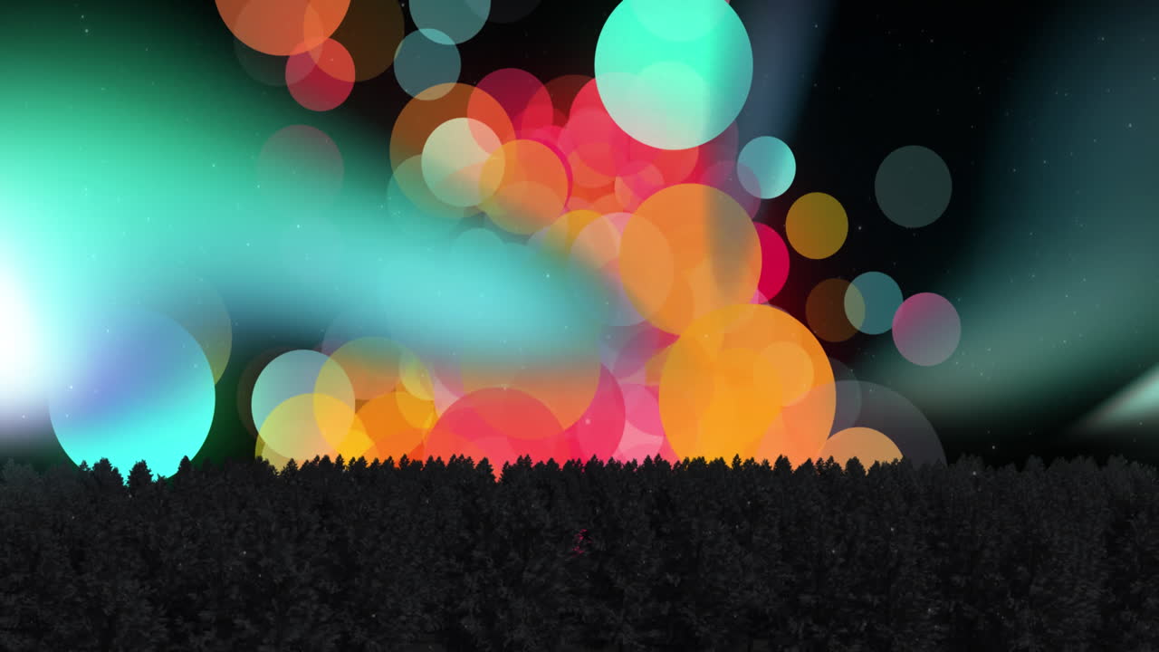 스 위의 크리스마스 에 피르 나무 의 애니메이션