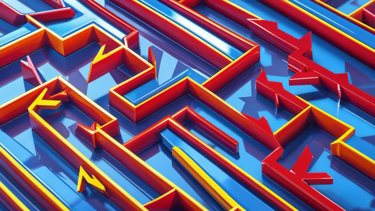 diseño de laberinto abstracto