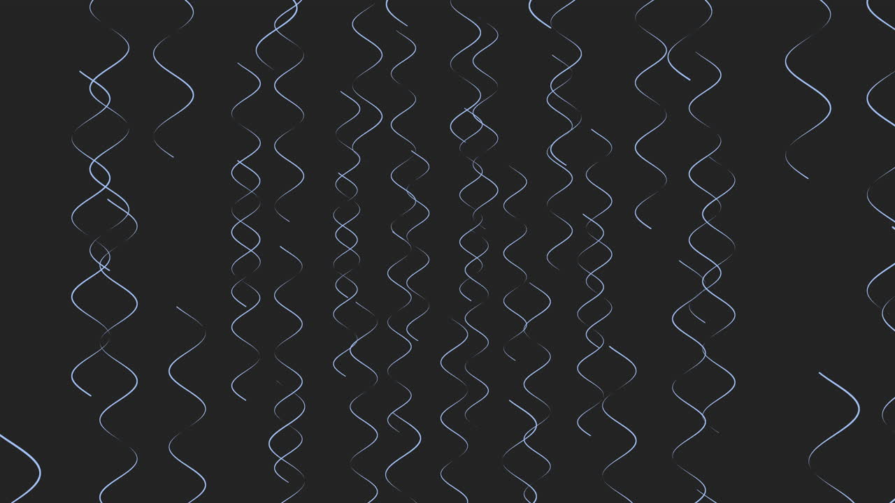 Futuristic waves pattern on black gradient