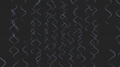 Futuristic waves pattern on black gradient