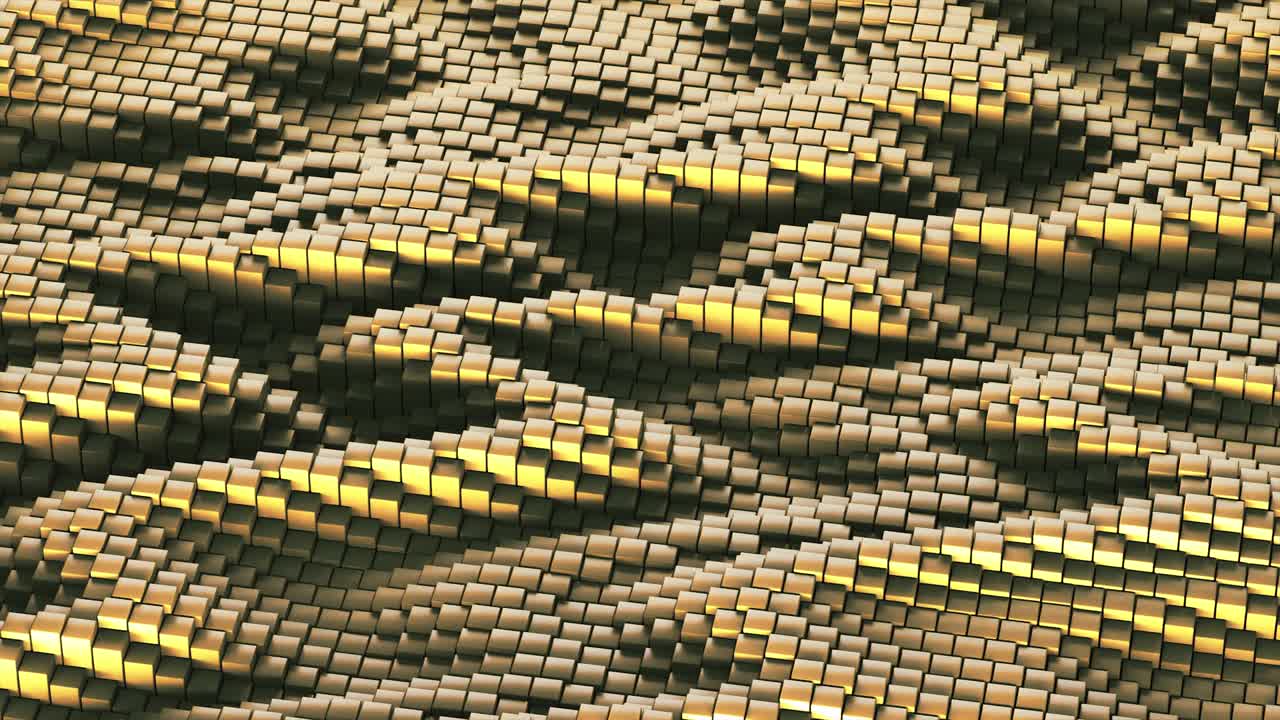 красочная волнистая квадратная петля