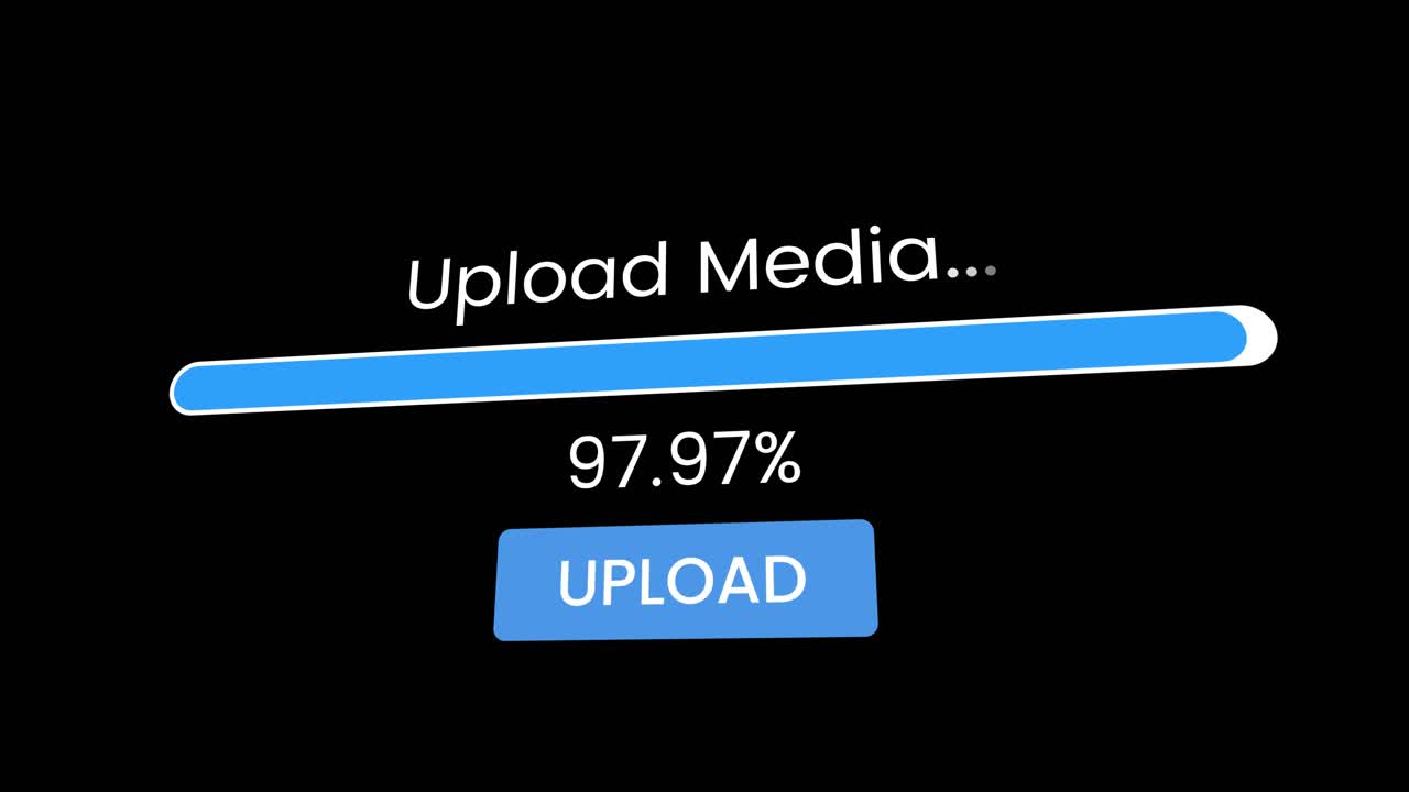 Uploading Media Progress Bar
