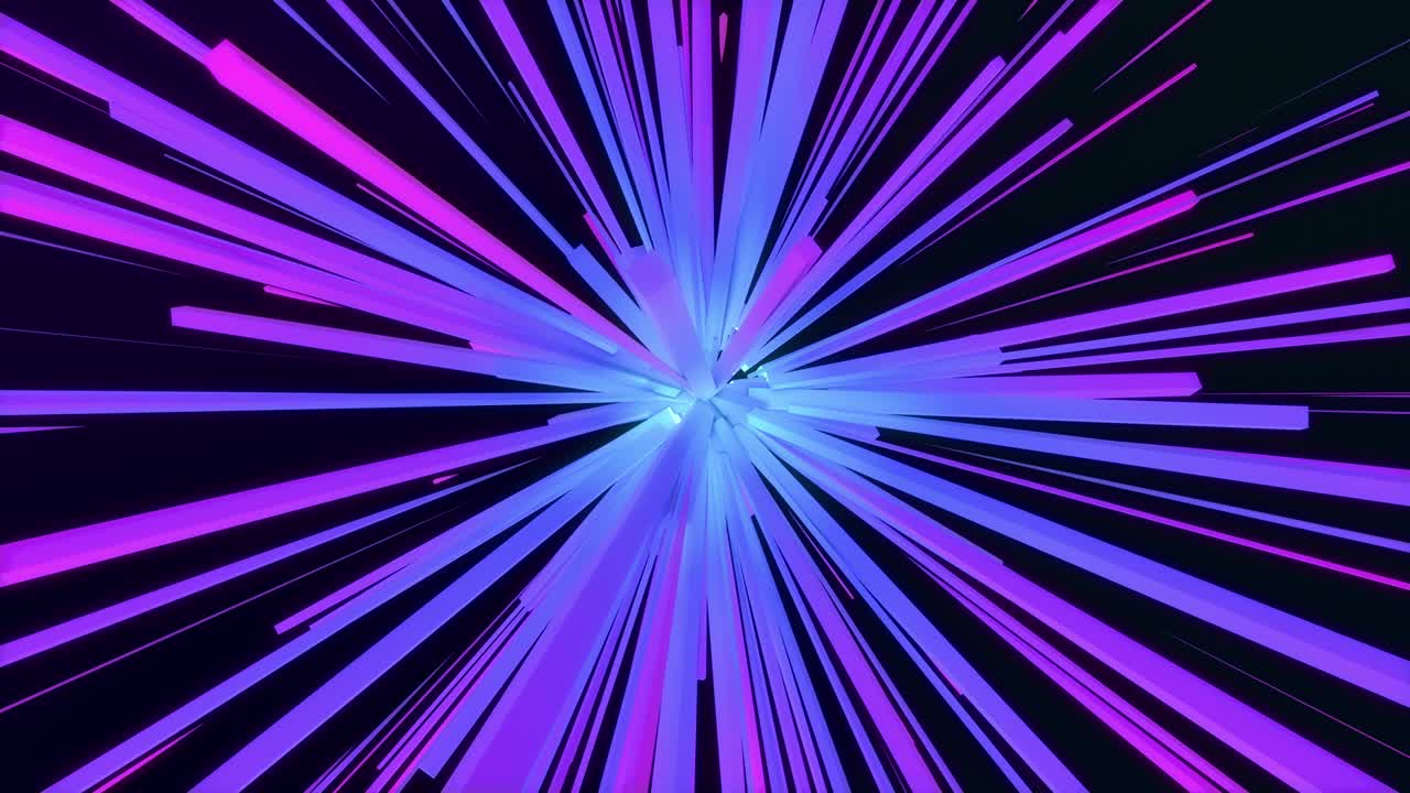 3d 다채로운 기하학적 큐브 스타 폭발