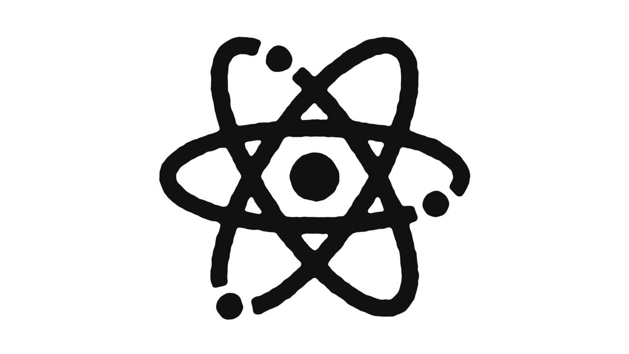 Chemistry Icon Animation Footage & Alpha Channel